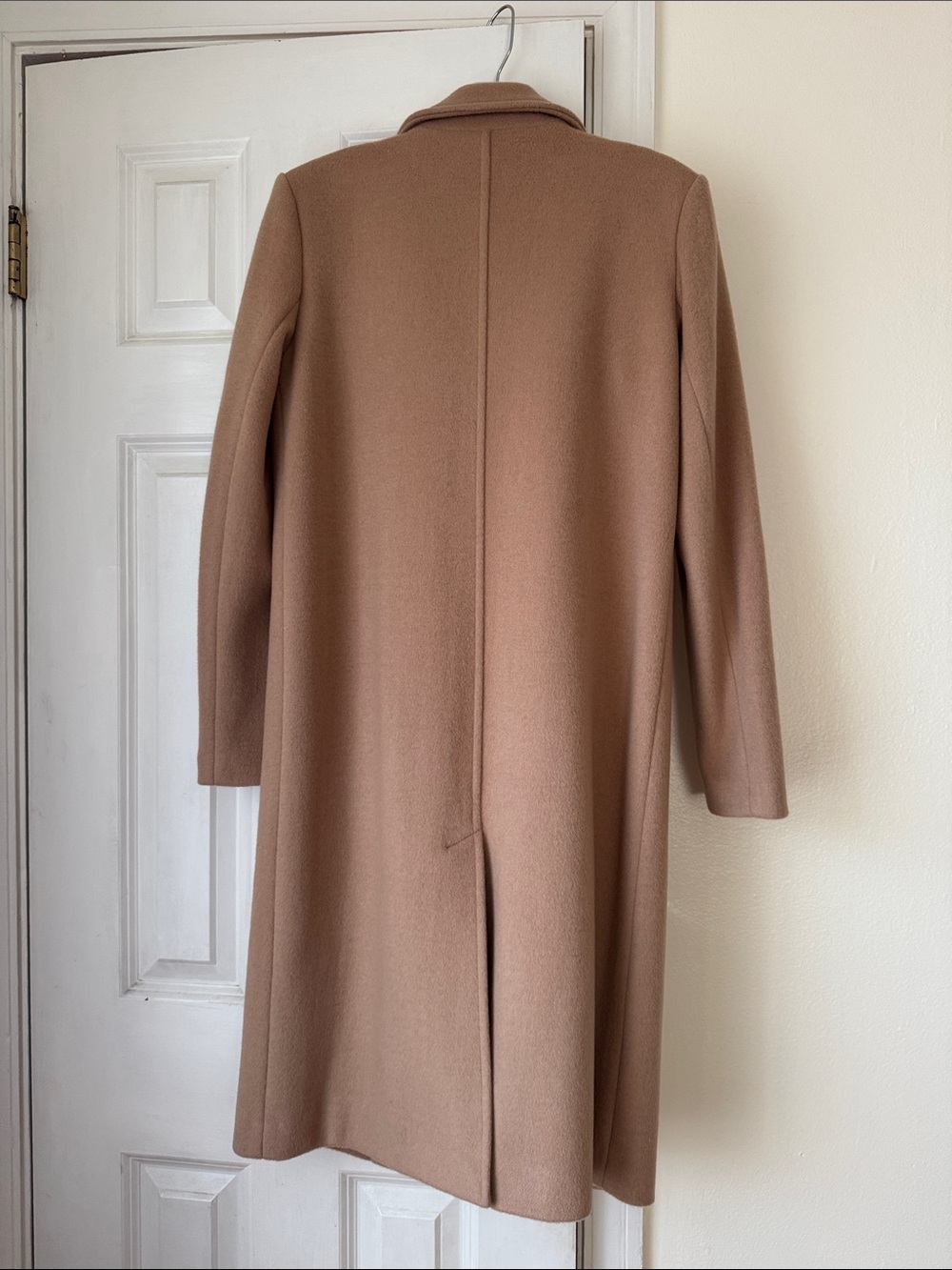 J. McLaughlin Camel Wool Cashmere Double-Breasted Coat S - Picture 3 of 9
